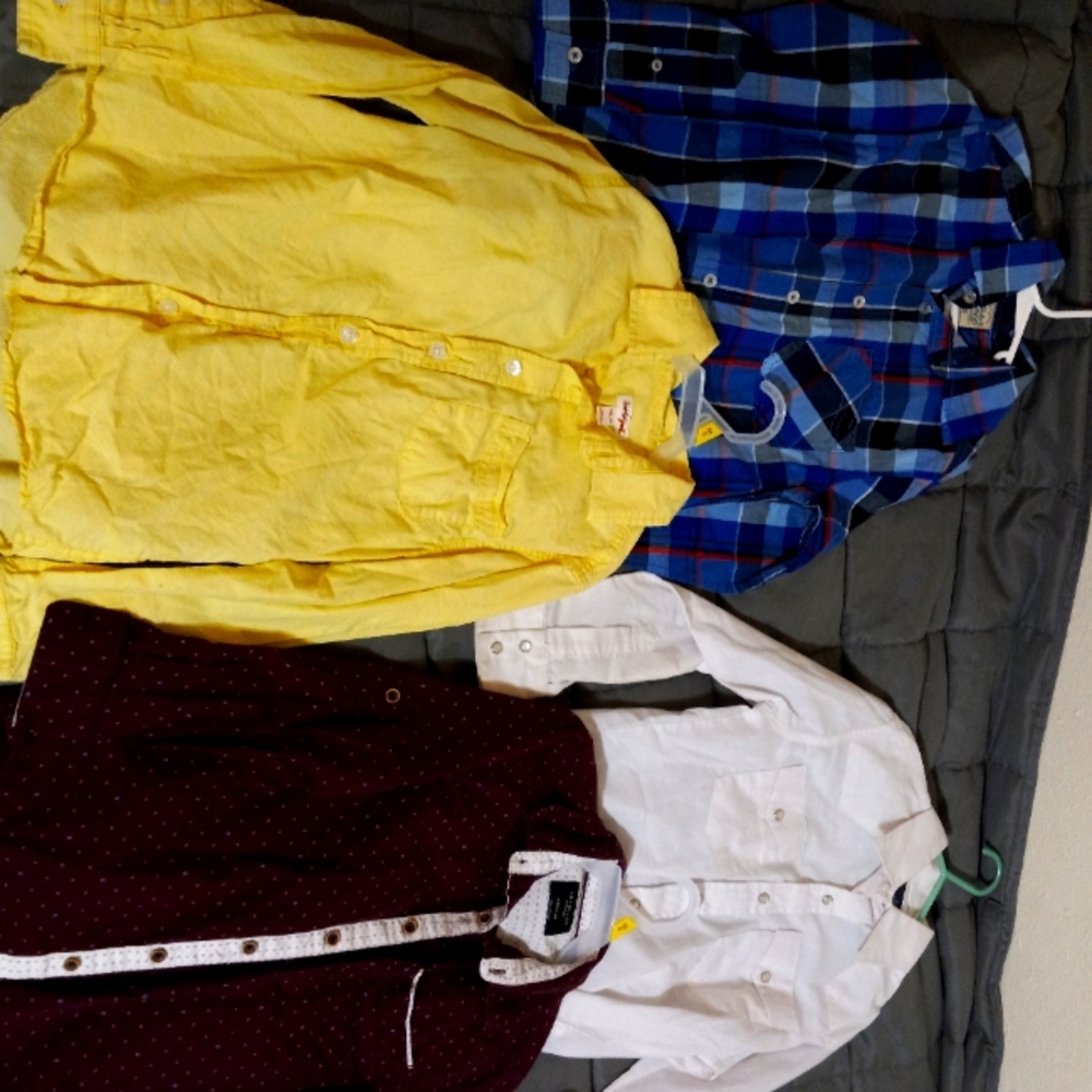 Boys Button Up Shirts